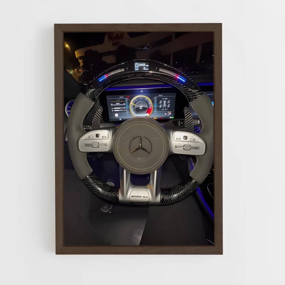 Poster Commande Précise – affiche Mercedes (vue 5)